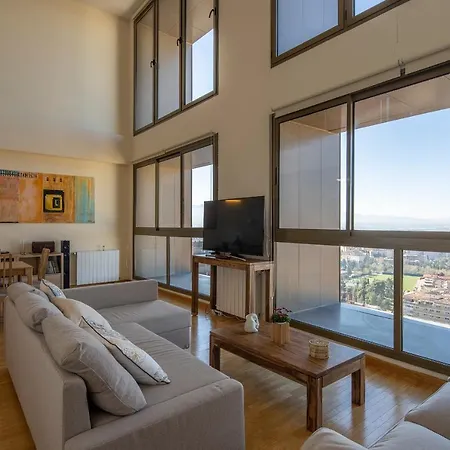 Atico Granada, Penthouse, 18-19th Floor, Centre, Views, Terrace, Free Parking Apartment Granada